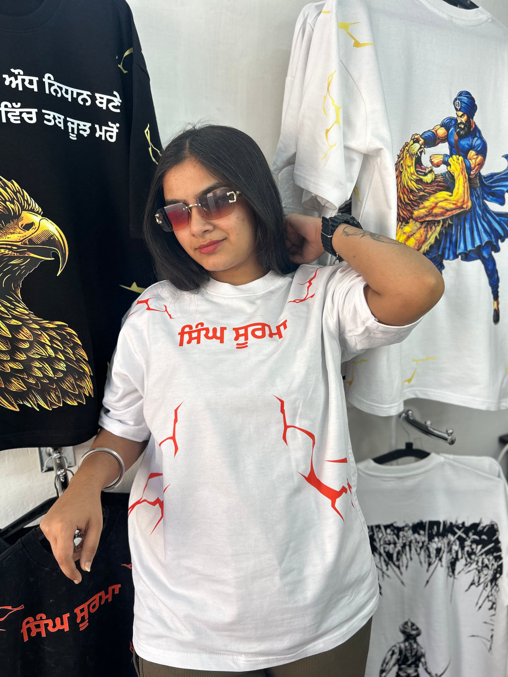 ਸਿੰਘ ਸੂਰਮਾ oversized tee (unisex) ⚔️