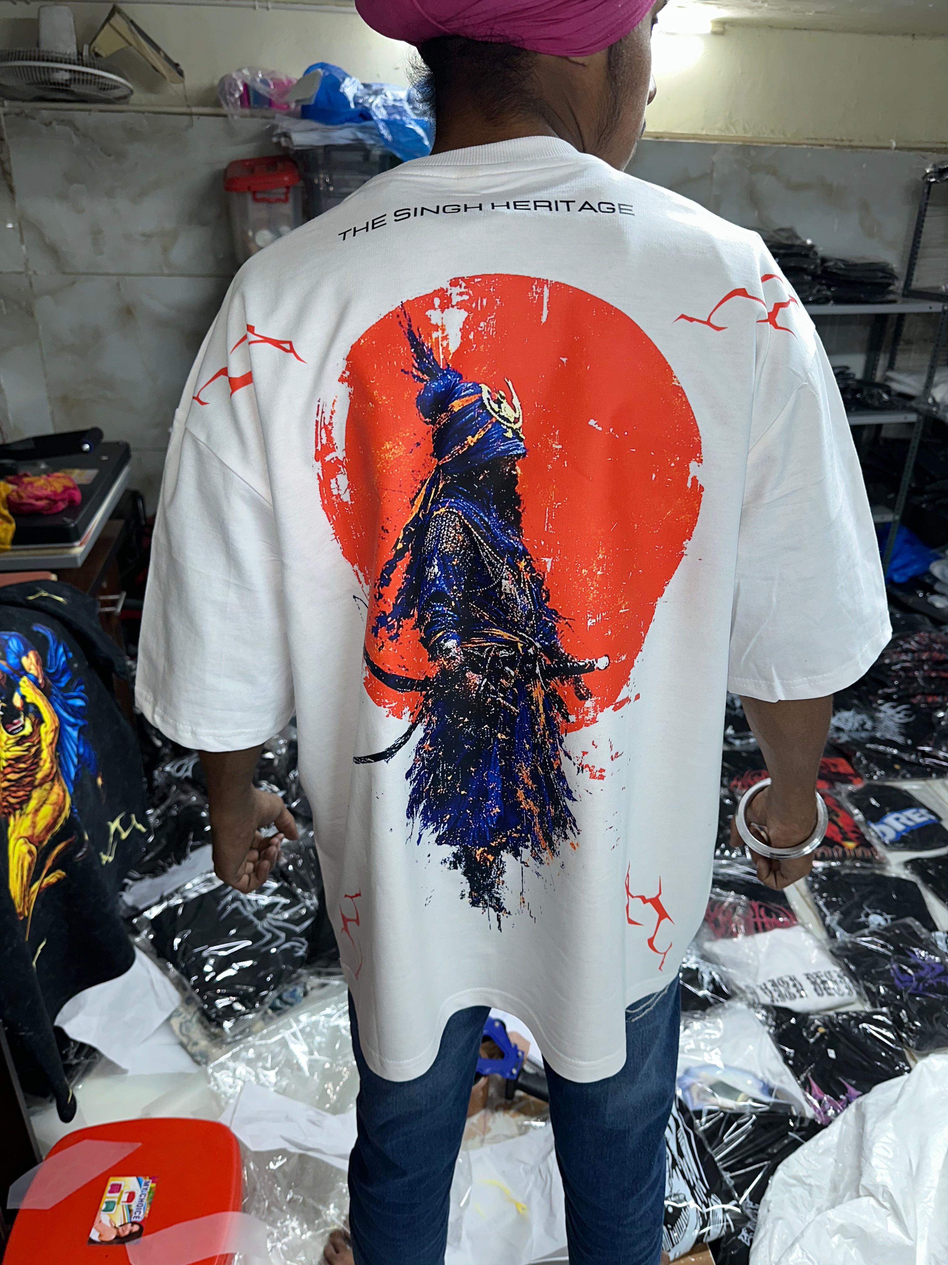 ਸਿੰਘ ਸੂਰਮਾ oversized tee (unisex) ⚔️